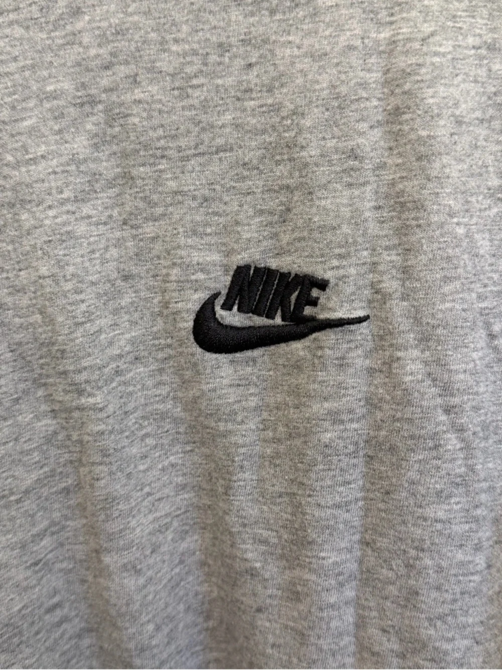 Nike The Nike Tee T Shirt XXL Men’s Gray Black Logo 100% Cotton